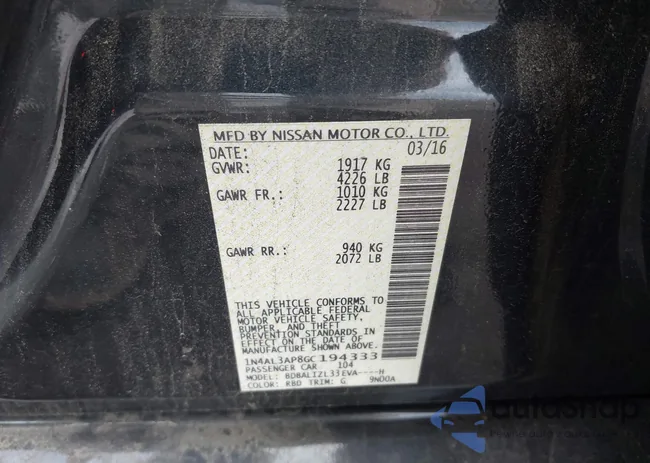 1N4AL3AP8GC194333: 42300969