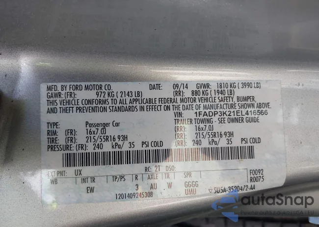 1FADP3K21EL416566: 42302236