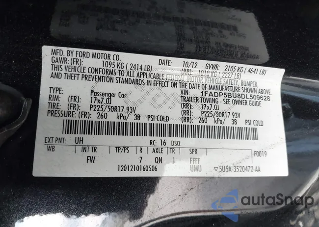 1FADP5BU8DL509628: 42302297