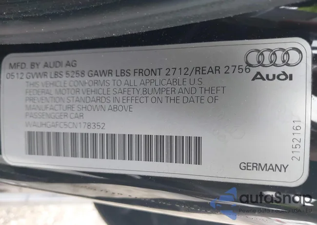 WAUHGAFC5CN178352: 42302368