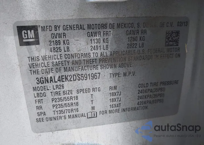 3GNAL4EK2DS591967: 42302501