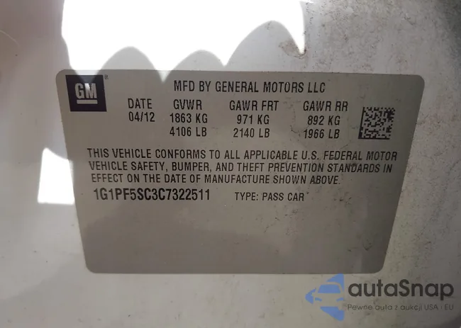 1G1PF5SC3C7322511: 42302719