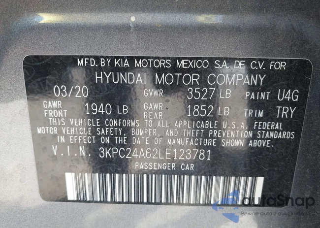 3KPC24A62LE123781: 42301982