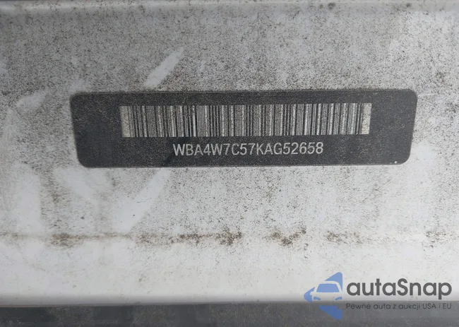 WBA4W7C57KAG52658: 42301983