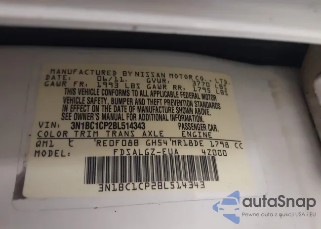 3N1BC1CP2BL514343: 42303351