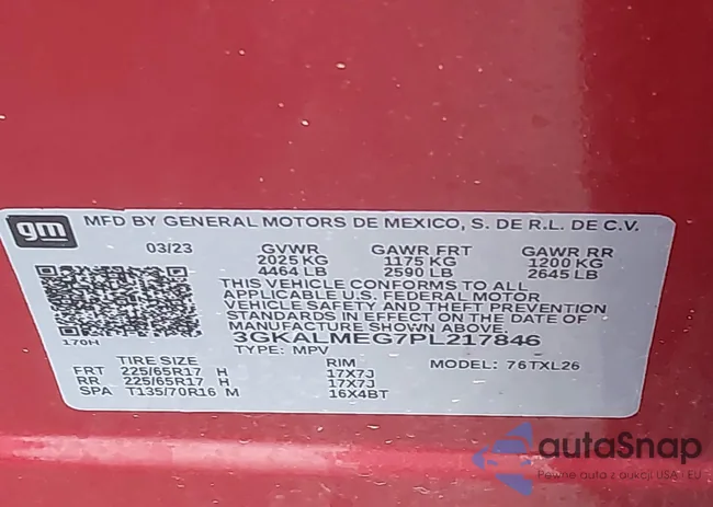 3GKALMEG7PL217846: 42303391