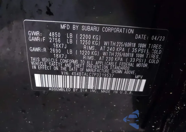 4S4BTALC7P3219537: 42302811