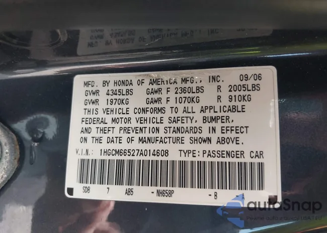 1HGCM66527A014608: 42302961