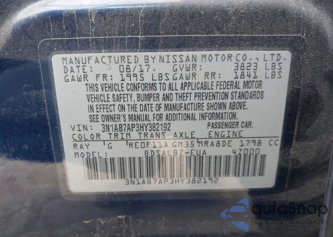 3N1AB7AP3HY382192: 42303954