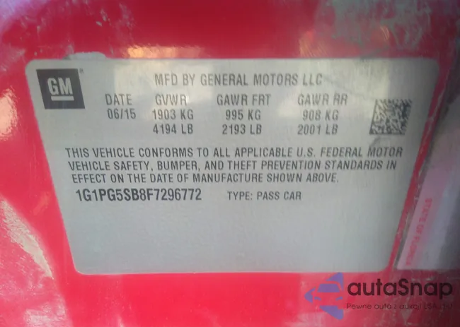 1G1PG5SB8F7296772: 42305263