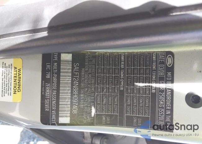 SALFT24N88H097408: 42305277