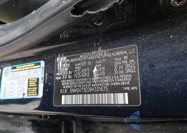 5NMSH73E09H331675: 42305366