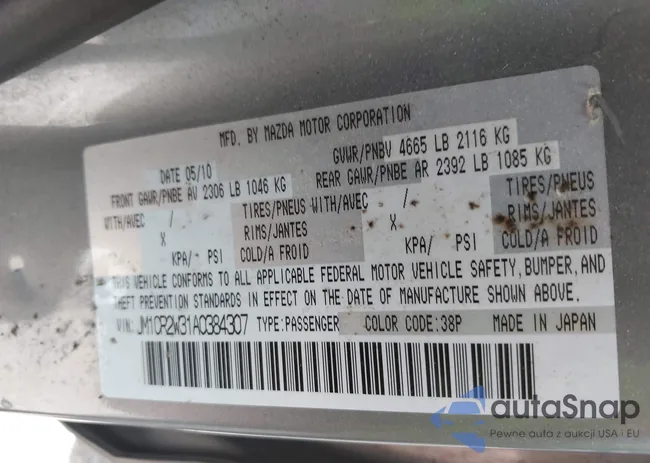 JM1CR2W31A0384307: 42305589