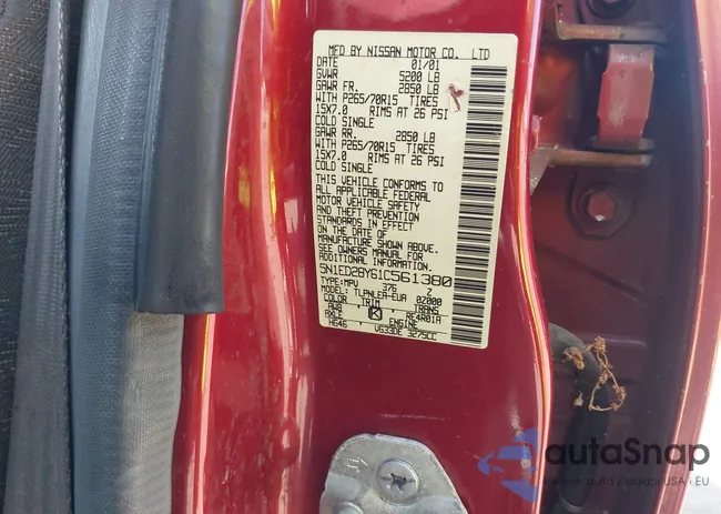 5N1ED28Y61C561380: 42305744