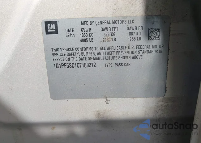 1G1PF5SC1C7180272: 42305116