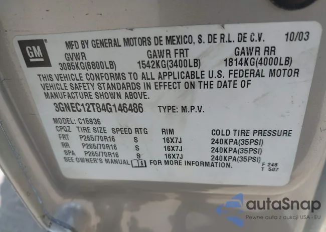 3GNEC12T84G146486: 42306202