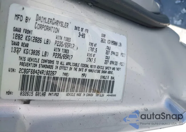 2C8GF68424R182267: 42306211