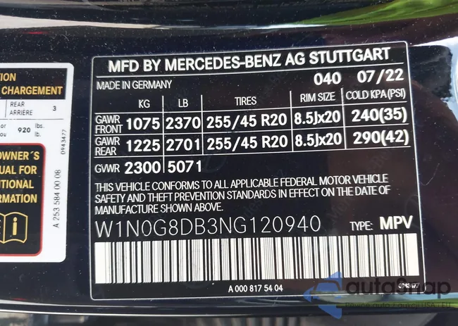 W1N0G8DB3NG120940: 42306330