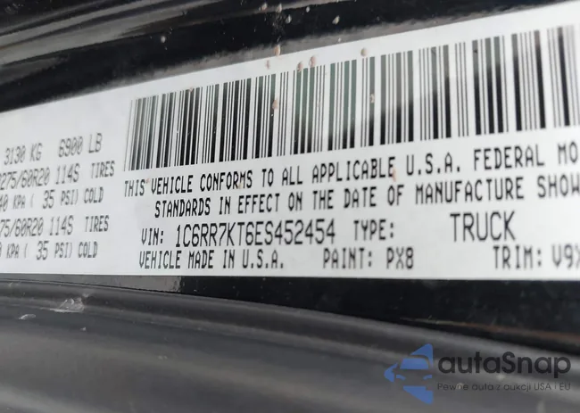 1C6RR7KT6ES452454: 42306392