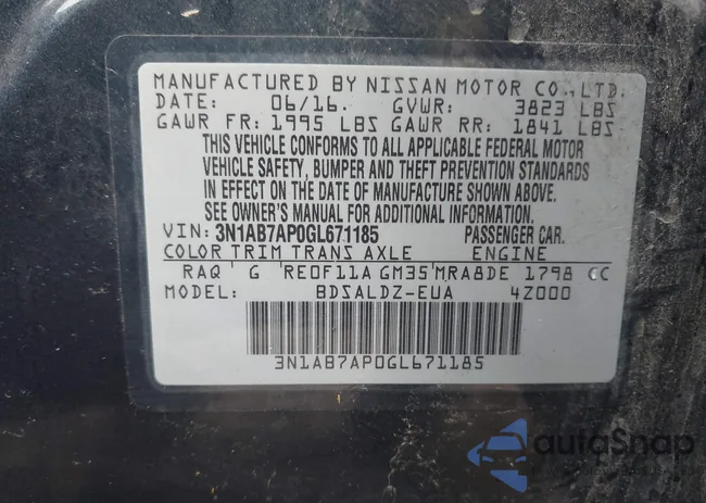 3N1AB7AP0GL671185: 42306583