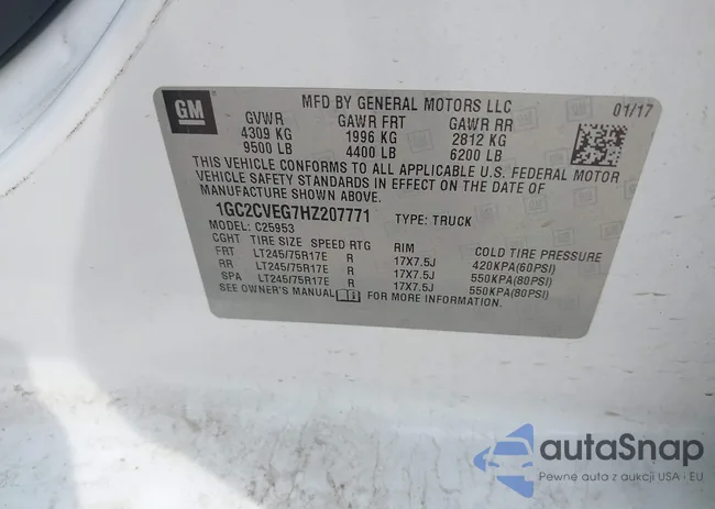 1GC2CVEG7HZ207771: 42306744