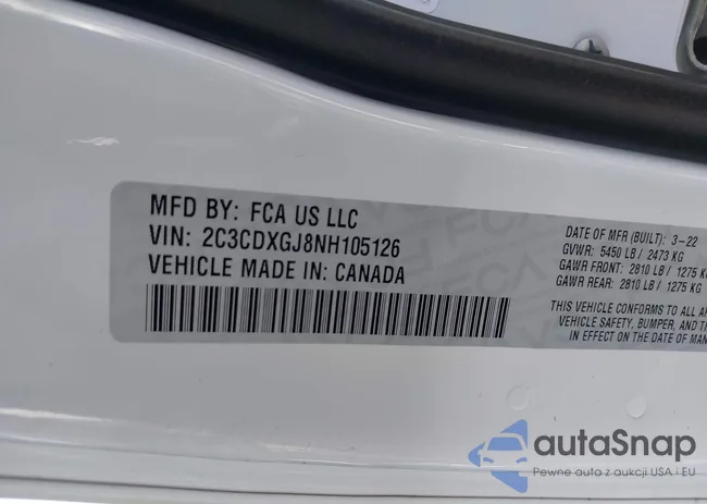 2C3CDXGJ8NH105126: 42305855