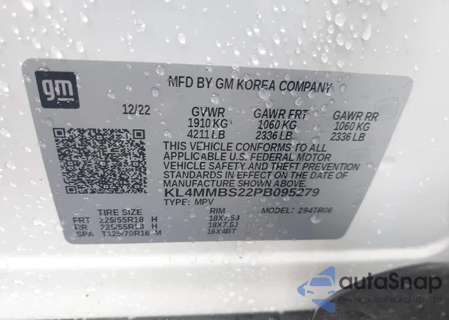 KL4MMBS22PB095279: 42305877