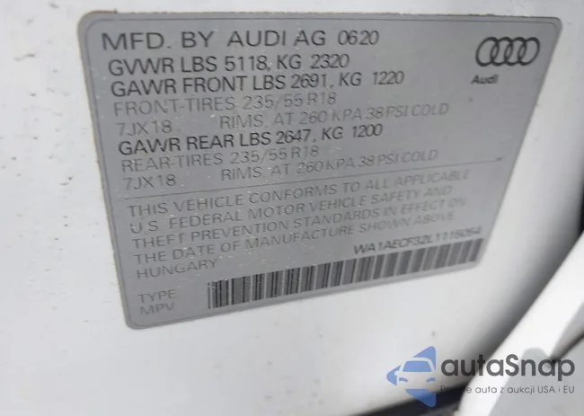 WA1AECF32L1115054: 42307184