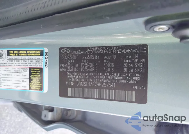 5NMSH13E79H257541: 42307228