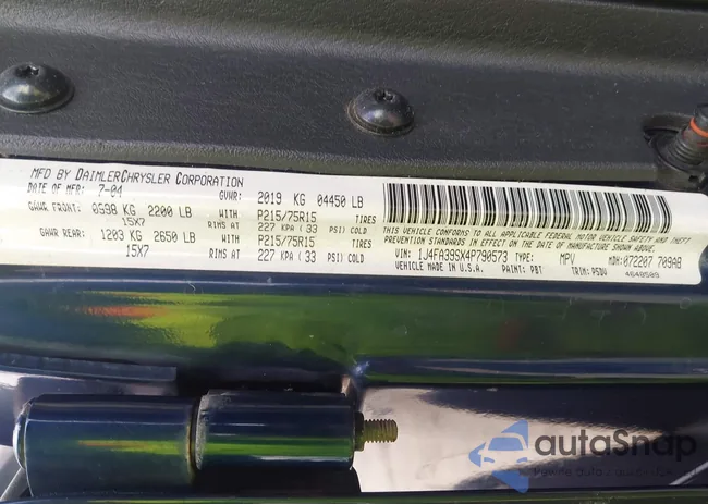 1J4FA39SX4P790573: 42307292