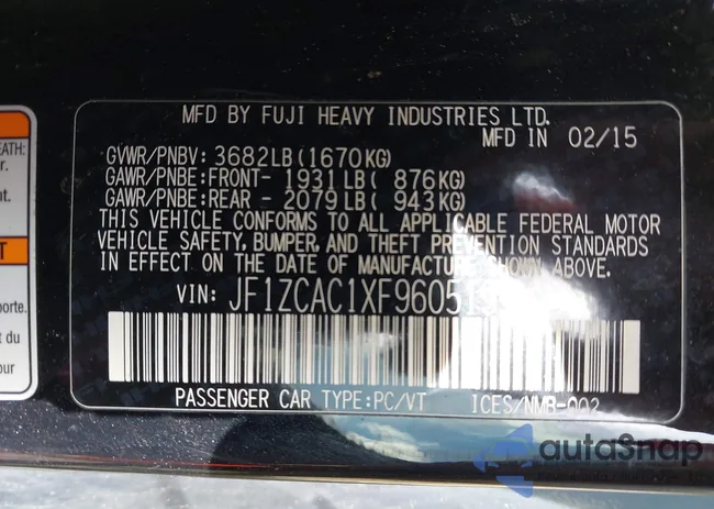 JF1ZCAC1XF9605193: 42307487