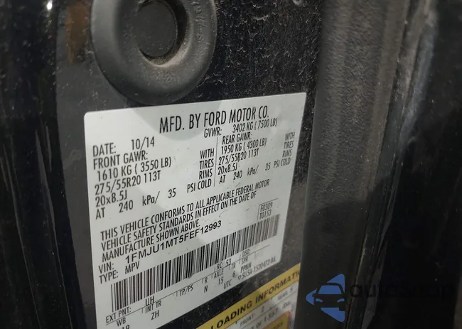 1FMJU1MT5FEF12993: 42307733