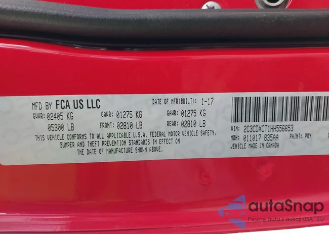 2C3CDXCT1HH556653: 42306804