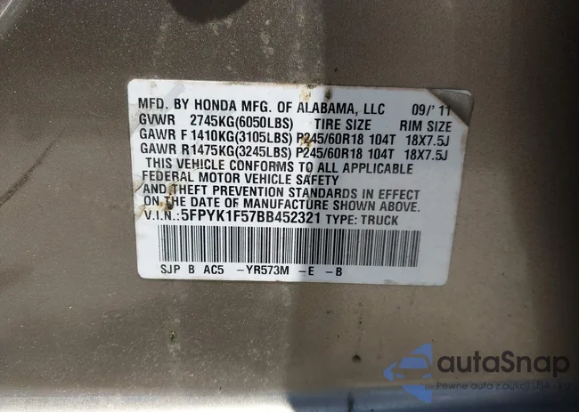 5FPYK1F57BB452321: 42306915