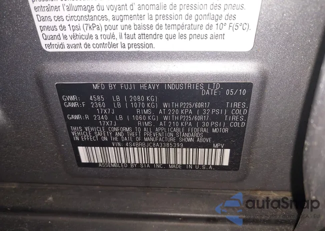 4S4BRBJC8A3385399: 42308329