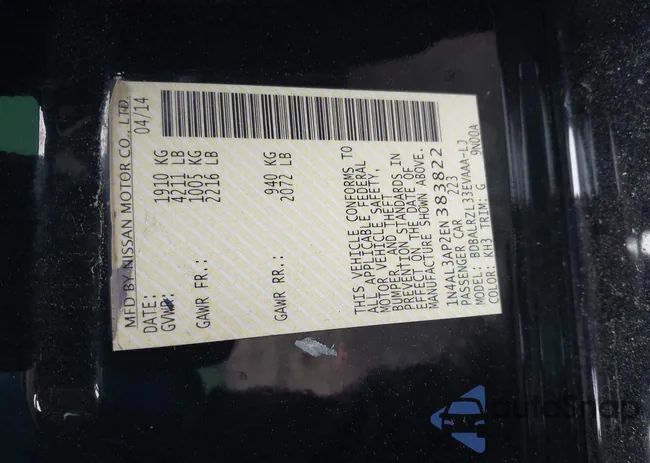 1N4AL3AP2EN383822: 42308371