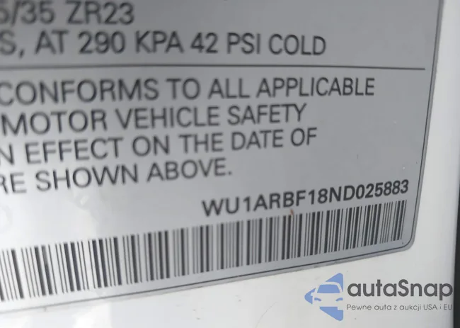 WU1ARBF18ND025883: 42308476