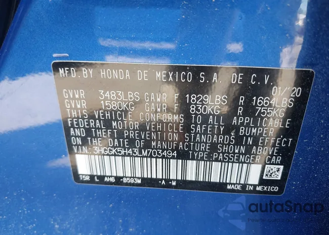 3HGGK5H43LM703494: 42308518