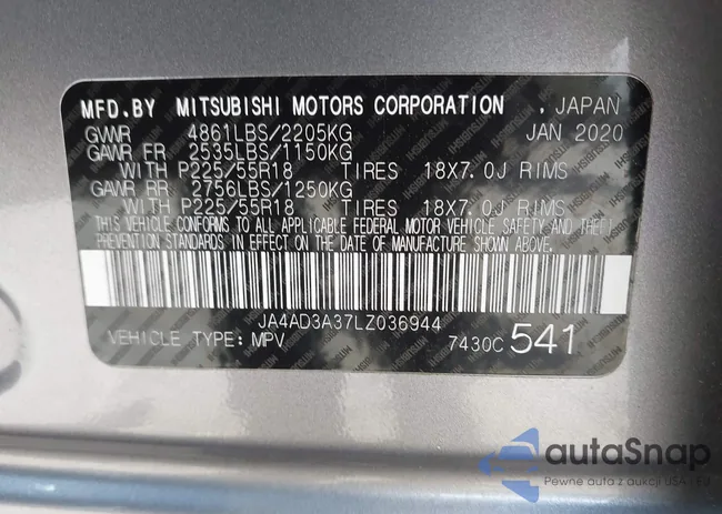 JA4AD3A37LZ036944: 42308550