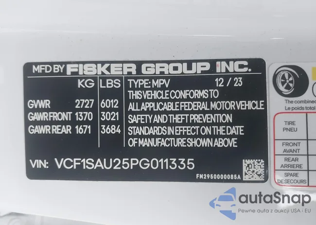 VCF1SAU25PG011335: 42308690