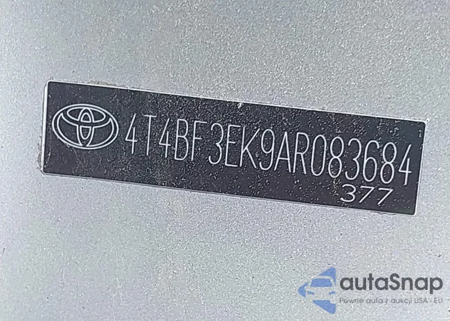 4T4BF3EK9AR083684: 42307807