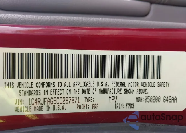 1C4RJFAG5CC297871: 42307926