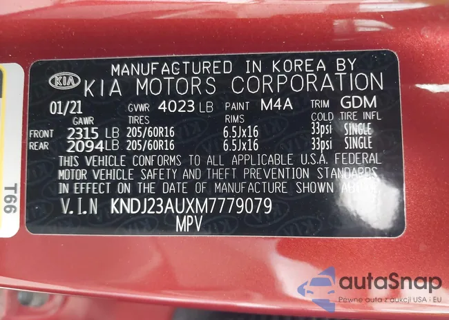 KNDJ23AUXM7779079: 42307947