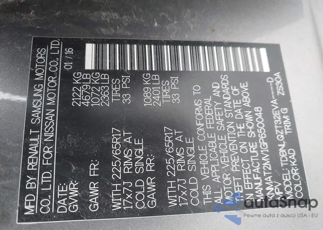 KNMAT2MV1GP650048: 42307982