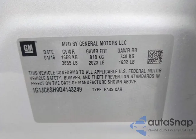 1G1JC6SH9G4143249: 42308014