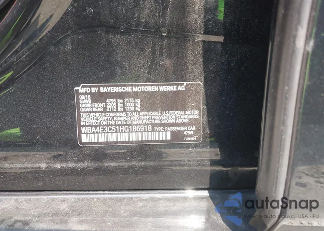 WBA4E3C51HG186918: 42308072