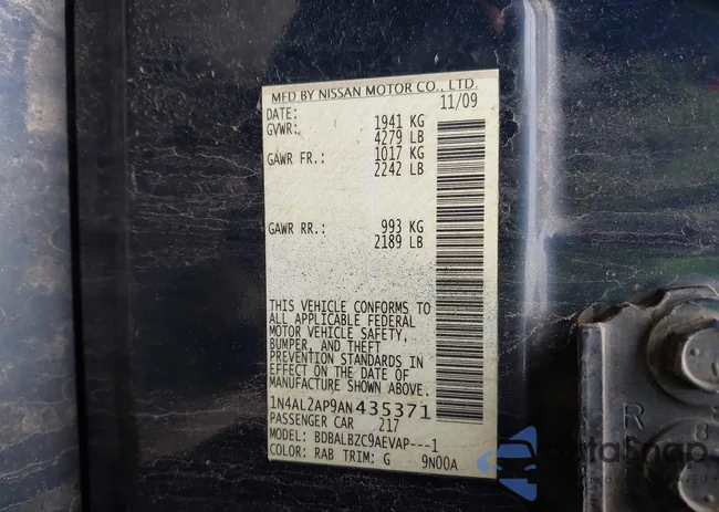 1N4AL2AP9AN435371: 42308084