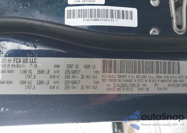 3C4NJDBB9JT480133: 42308119