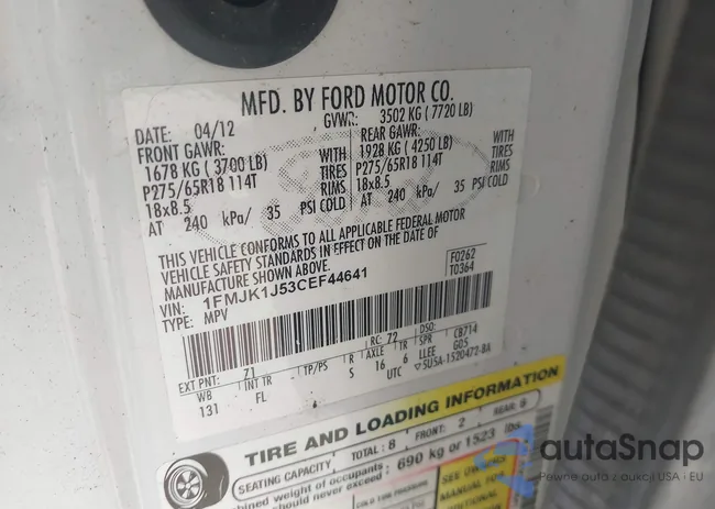 1FMJK1J53CEF44641: 42309326