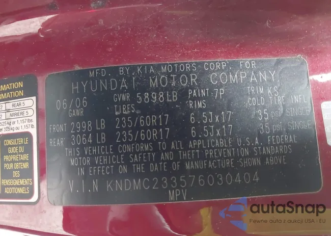 KNDMC233576030404: 42309529